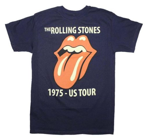 THE ROLLING STONES 1975 US TOUR T-SHIRT