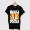 Don’t Care Garrield Black T-shirt DN