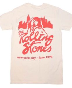 ROLLING STONES MICK JUNE 1975 T-SHIRT S037