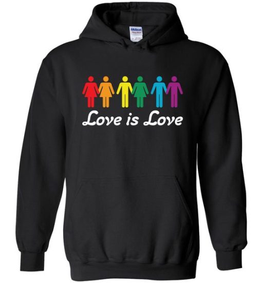 Love Is Love LGBT Hoodie DN