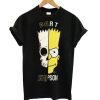 Bart Simpson Skull T shirt