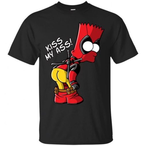 Bartpool Bart Simpson Kiss My Ass Classic T-Shirt