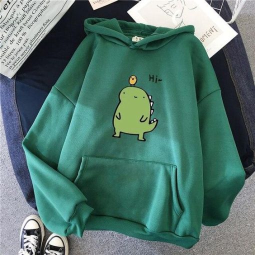 Cute Dinosaurus Cartoon HoodieCute Dinosaurus Cartoon Hoodie