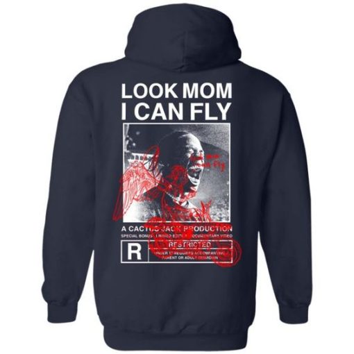 Look Mom I Can Fly Hoodie Back