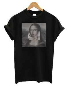 Mona Lisa Lollipop Lips T shirt