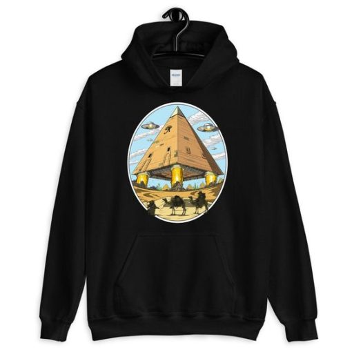 Alien Egyptian Pyramids Hoodie