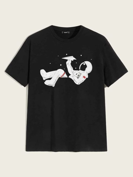 Astronout papper plane T-shirt