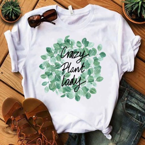 CRAZY PLANT LADY T-SHIRT