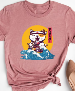 Cute Japan Cat T-shirt