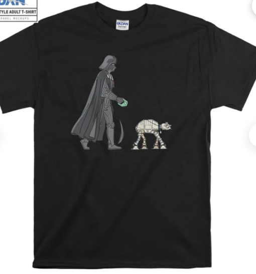 Darth Vader At-At Walker Graphic T-shirt