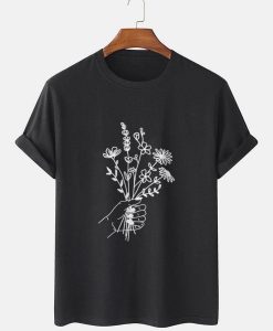 Flower print T-shirt