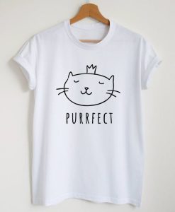 Funny cat shirt Purrefect T-shirt