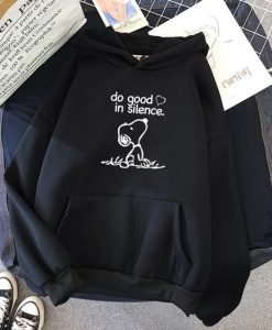 SNOOPY DO GOOD IN SILENCE HOODIE