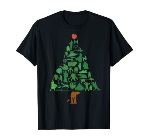 Star Wars Holiday Christmas Tree t shirt