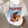 Vintage Playboy butterflies hoodie back