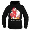 santa scan Hoodie