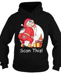 santa scan Hoodie