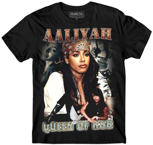 Aaliyah crazy bootleg vintage 90s T-shirt