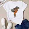 Hand And Money Graphic Print T-shirt