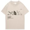 Japanese Kanji Harajuku Funny Cat T-Shirt