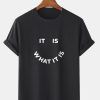 Letter Smile T-shirt