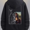 Monalisa Line Art Graphic T-shirt