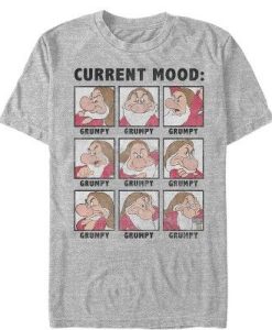 Snow White and the Seven Dwarves Grumpy Current Mood T-Shirt