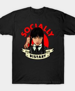 Socially Distant Gothic Girl t-shirt