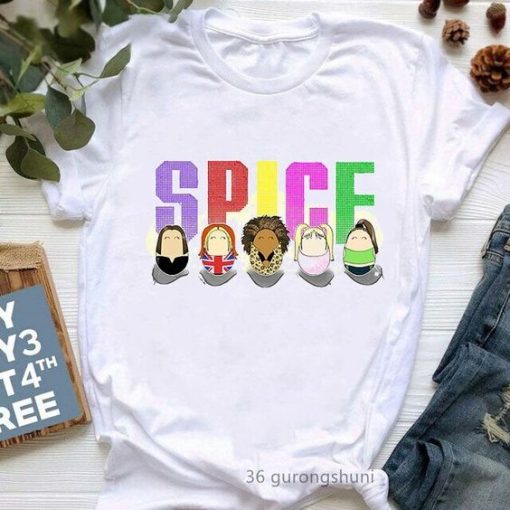 Spice Girl Cartoon T-shirt