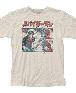 Spiderman anime t-shirt