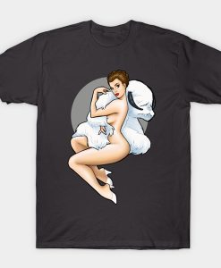 Wampa Pinup features Princess Leia t-shirt