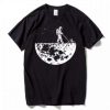 Astronaut Mowing The Moon Funny T Shirt