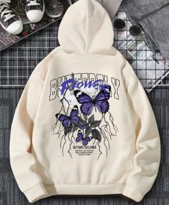 Butterfly Flower Hoodie