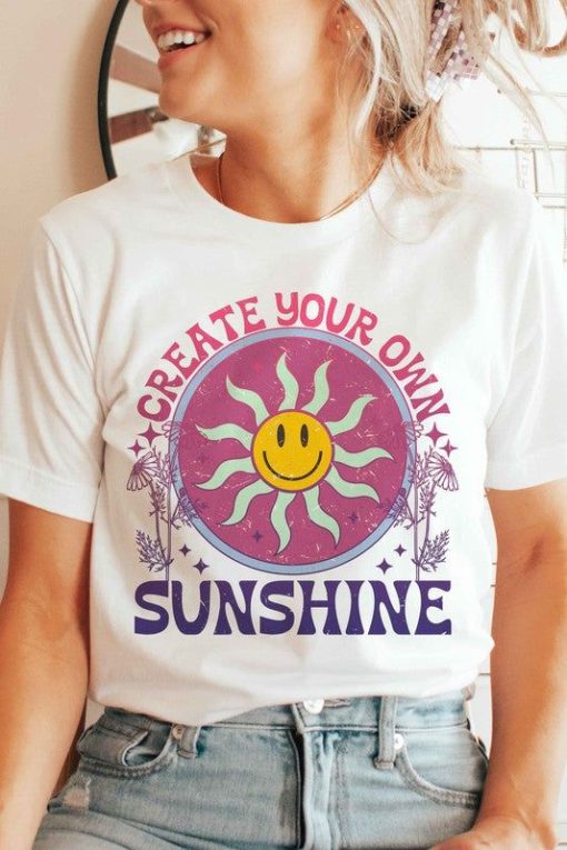 CREATE YOUR OWN SUNSHINE GRAPHIC T SHIRT