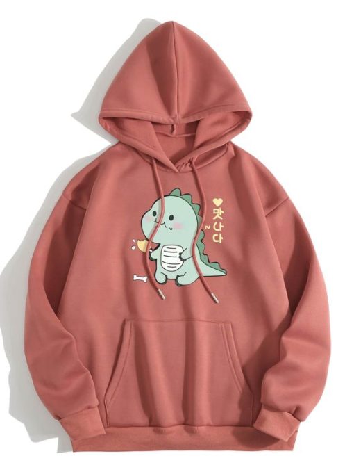 Dinosaurus Korean letter Hoodie