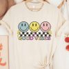 Retro Smiley Good Vibes Graphic Tee