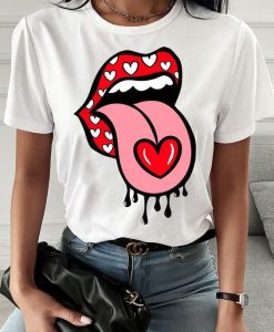 Simple Tongue And Love T-shirt