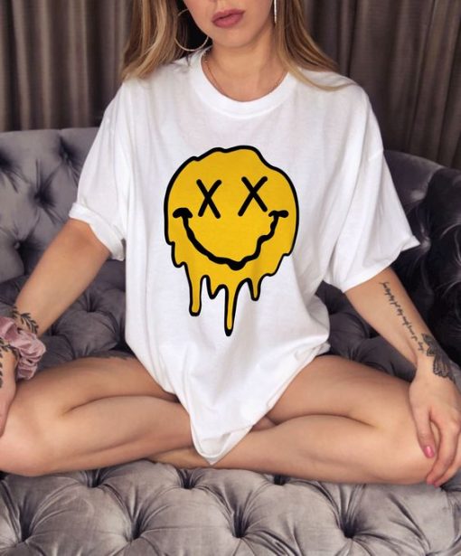 Smiley Face Shirt Melted