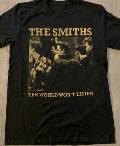 The smiths the world world won't listed T-shirt