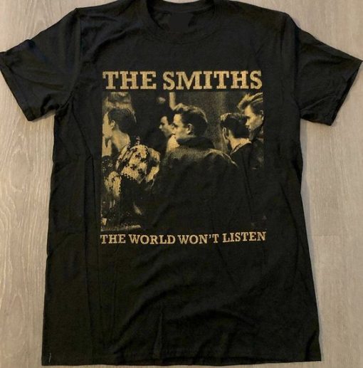 The smiths the world world won't listed T-shirt