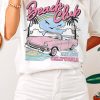 Beach club graphic tee