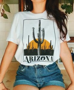 Vintage Inspired Arizona Cactus Tshirt