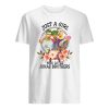 Just a girl who loves jonas brothers mens shirt