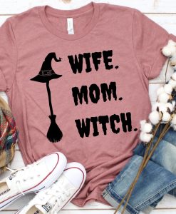 Funny Halloween Shirt for Mom, Witch Mama T-shirt