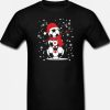 Snowman Flakes Christmas Graphic T-shirt