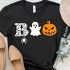 Women's Boo Bat Ghost Pumpkin T-Shirts