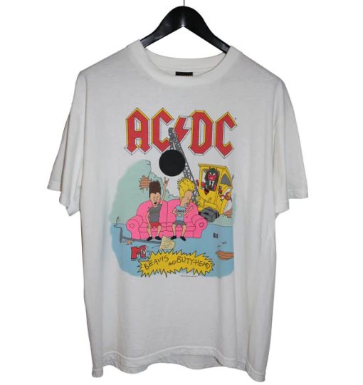 ACDC 1996 Beavis and Butt-Head Ballbreaker Tour Shirt AA