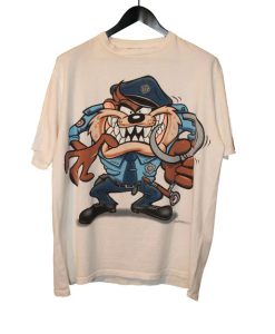 Looney Tunes 1994 Tasmanian Devil Police Shirt AA