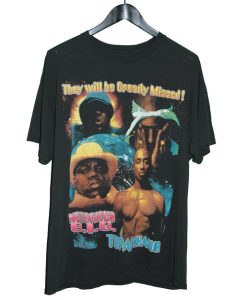 Tupac & Biggie 00s Stop the Violence Rap Shirt AA