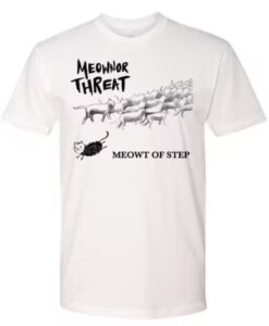 Meowner Threat Punk Cat – Men’s T-Shirt AA